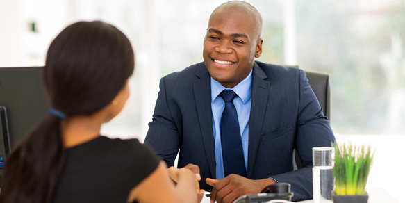 Image of Woman doing business with the State